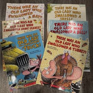 Scholastic Colorful Old Lady Book Collection